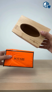 MillionParcel Bambooé Facial Tissue Case | Bamboo Tissue Box | Bambooé Facial Tissue Case | Wooden Tissue Holder Cover | Eco-Friendly Home Office Living Room