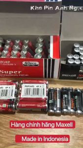 Hộp 40 Viên Pin AAA ( Pin Đũa ) R03 Maxell - Hàng Chính Hãng