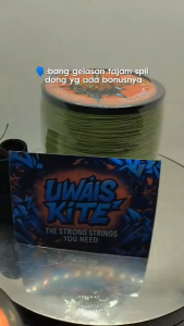 Gelasan Tarik Uluran Layangan Cap Ayam Jago Super Carbon 0.22 2000 Yard Tajam Kasar