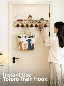 MEISD | Creative Totoro Suction Hooks Clothes Rack No Drilling