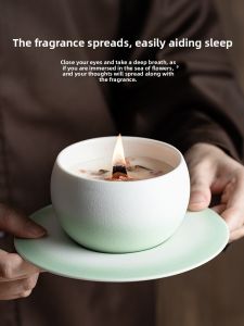 YOGEHOME | Gradual Color Ceramic Scented Candle