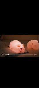 ^Local Seller^ Pat Pat Pig Lamp Light Night Light | Tap To Change Brightness | Silicone Soft and Light 3 level brightness Off / On 30 Minutes Timer (Auto-off) Type C Charging