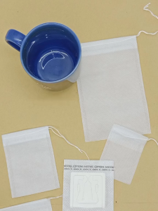 Flonel 100pcs Empty Teabags Filter - Non Woven Food Grade - Kantong Saring Teh Kopi - Saringan Air Rempah