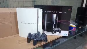PS3 Fat 500GB (Putih) - Konsol Gaming Klasik