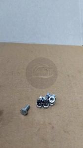 10 PCS BAUT MUR KUNCI 8 PANJANG 1CM PUTIH M5X10 M5 X 10 10MM 10 MM BAUD 1 CM 5X10 5 X 10 DIAMETER DRAT 5MM PITCH DRAT 0.8 SKRUP SEKRUP GALVANIZ GALPANIS GALVANIS BMP