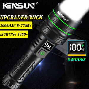 Most Powerful Long Shot LED Flashlight Zoomable Camping Torch Built-in 26650 Battery High Power Tactical Lantern for Outdoors
