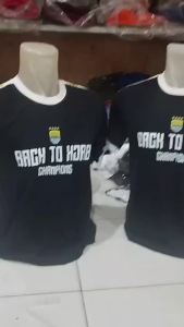 Kaos Tshirt Persib Bandung Back to Back Champions