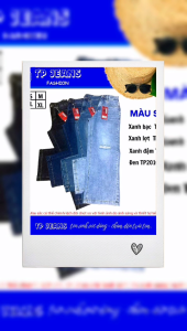 (TP2010) Quần Jean Nữ Ống Rộng Màu Đen Tôn Dáng Kéo Chân Dài Năng Động Cá Tính - TP Jeans