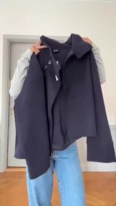 Guobioziy 2026 Fall/Winter New Arrival Womens Jacket Solid Color Stand Collar Loose Warm Jacket Parka Casual Style