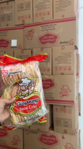 (ยกลัง 30 แพ็ค)เค้กหิมะดิ๋งหว้าง Dingwang snow cake 200 กรัม แพ็คละ 20 ซอง ขนมโดโซะคุ๊กกี้เค้กหิมะ