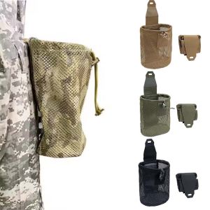 Nylon New Roll-Up Mesh Dump Pouch Magazine Storage Mini Foldable Net Pocket EDC Tactical Outdoor Sport Camping Hunting