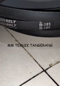 Vanbelt B185 Tali Ban Kipas Bando Mbi Mitsuboshi VPower Van Fan Belt B 185 V- V Pan Panbelt Fanbelt B-185