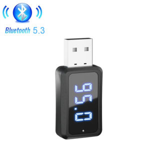 kebidumei | Bluetooth 5.4 Car Transmitter Receiver Handsfree Call Car Kit Mini USB Power Auto Wireless Audio Adapter For Fm Radio