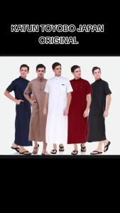 Baju Gamis Jubah Pria Dewas Lengan Pendek