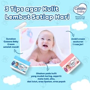 Cussons Baby Cream 100gr & 50gr - Cusson Cream Pelembab Bayi 100 gr & 50 gr - Moencul