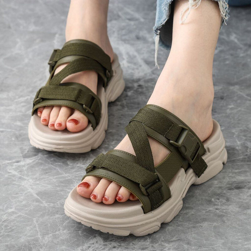 Merry Rose High Heel Soft Comfortable Sandals With Buckels 8080