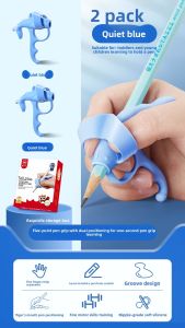 MPRINCE | Pencil Grip Trainer Baby Writing Practice Childrens Corrective Grip Posture Pen Holder for Elementary School Students