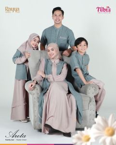 Sarimbit Nibras Rayya 2025: Seragam Lebaran Keluarga