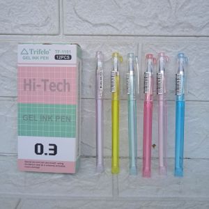 [1pack] BOLPEN HI-TECH TRIFELO TF-1191 0.3 || BOLPEN GEL TRIFELO 0.3 || BOLPEN MAKNA KITAB