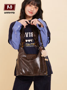 Large Capacity Tote Bag Korean Style Commuter Womens Bag 2025 New Design Lightweight Shoulder Bag Casual Pure Color