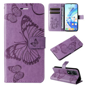 Applicable Honor X7b Phone Case Honorx8b Protective Leather Case X9b Full Covered X6a/X7A/X8a/X9a Soft Silicone New Arrival Creative Butterfly Flip