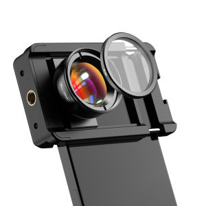 apexel | APEXEL New Upgraded 4K HD 100mm Macro Lens With CPL Filter Universal Clamp Micro Lenses for iPhone Samsung and All Smartphones