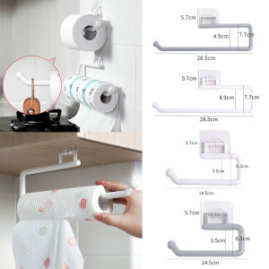 ตู้ราวแขวนผ้าเช็ดตัวติดผนังสำหรับชั้นวางกระดาษห้องครัวการจัดเก็บเศษผ้า ผู้สมัครสร้างเสื้อมสินดี