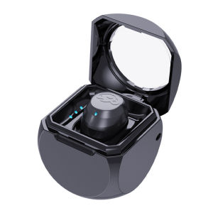 Mini invisible Business Wireless Headphone with Transparent Charging Case HD Noise Reduction Painless Single Earbuds Touch Control Bluetooth 5.4 Headset