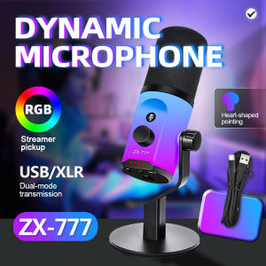 Gaming Microphone Noise Cancelling XLR Dynamic Microphone For PC Computer Sound Card Mobile Phone