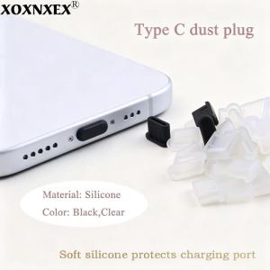 10PC/Set Type‑C Silicone Dust Plug USB‑C Port Protector Cover For Phone Laptop Notebook Type C Female Port Anti‑Dust Stopper