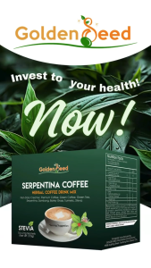 Golden Seed Coffee Serpentina Herbal Blend Instant Drink Mix &#