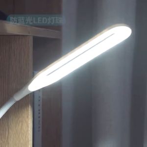 Eyes Protection Clamp Clip Light Table Lamp Flexible Bendable USB Reading Lamp Desk Bedroom Eye Protection Study Lamp with Clip