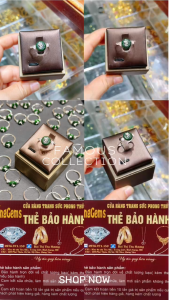 nhẫn nữ bạc phúc lộc tinh hồ ly đồng điếu ngọc cẩm thạch tự nhiên. trang sức đá phong thủy trang sức thiết kế đủ hóa đơn thẻ bảo hành