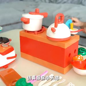 Ready Stock 70PCS Kids Kitchen Pretend Play Toys Cookware Toy Set Cooking Simulation Play House Set Mainan dapur