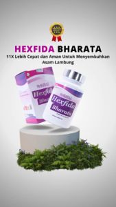 Obat Asam Lambung - Radang Lambung - Gastritis Paling Ampuh HEXFIDA BHARATA Original 100%