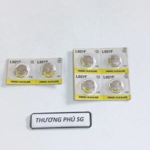 Pin 1.5V AG6 L921F LR69 D371 SR290SW SG6 605 SR69 371A / Hiệu VINNIC (Xanh - Vàng)