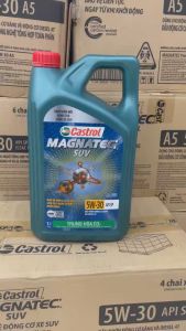 Dầu Nhớt Castrol  5W30 SUV CAN:5L -SP TỔNG HỢP TOÀN PHẦN (Mẫu Mới 6/2023)