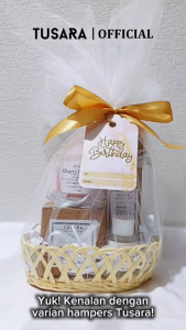 Hampers TUSARA | Parfum Reed Diffuser Lilin Aromaterapi | Gift Set Parcel Hari Raya Wisuda Kado Ulang Tahun Birthday Souvenir Pernikahan Anniversary Lebaran Imlek Natal Valentine