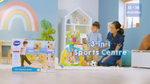 VTech 3-in-1 Sports Centre Basketball Football Count Win Smart Shots Center Soccer / AppleBear