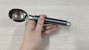Ice Cream Scoop ที่ตักสแตนเลส  ช้อนคว้านผลไม้  ที่ตักแตงโม ที่ตักผลไม้กลม  ช้อนตักผลไม้  ช้อนตักไอศกรีม