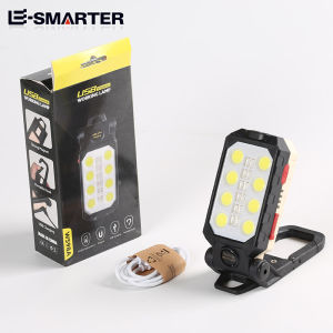 COB Portable Work Light USB Rechargeable Emergency Repair Flashlight Mobile Light Source