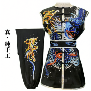 HANCUI | Competition Colorful Martial Arts Uniform Customized Embroidery Dragon