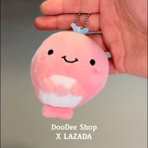 พวงกุญแจน้องวาฬ อนุบาล 3 ขวบ เครื่องประดับ ตกแต่งกระเป๋า ขนนุ่ม Plush สินค้ามือสอง สภาพ 98%