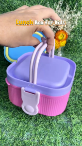 1000ML Large Capacity Lunch Box Salad Fruit Box Keep Fresh Compartment for Student and Office Worker