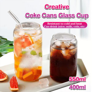 Jozoo Creative Glass Cup Summer Juice Milk Beer Cup Drink Water Bottle Fashion Glass Wine Cup