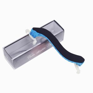 IRIN | 3/4 4/4 Violin Shoulder Rest Maple Wood Silica Gel Pad Blue Portable Adjustable Violin Shoulder Rest Replacement Instrument