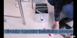 8LB 5GPM Gallons Per Minute Grease Trap Stainless Steel Trap Incrassation Interceptor For Restaurant Oil-Water Separator High Quality For Restaurant Kitchen oil Filter Free Accessories Sewage Treatment Filter Top Inlet