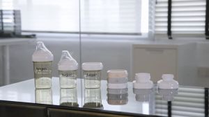 Bình sữa cao cấp HEGEN Hàn Quốc PPSU 60ml cho bé từ 0-1 tháng tuổi size extract flow mô phỏng ty mẹ - Chính hãng