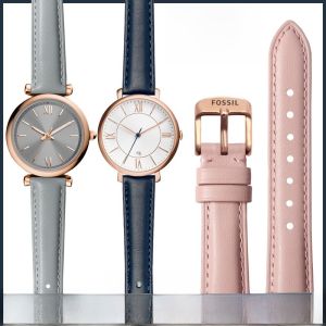 Suitable for Fossil Watch Band Genuine Leather Female Es5068/4671/3843/3988/4433 Leather Watch Strap 14