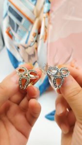 Ring Hijab Bros Cincin Jilbab Mutiara Aksesoris Kerudung Syal Fashion Wanita Emas